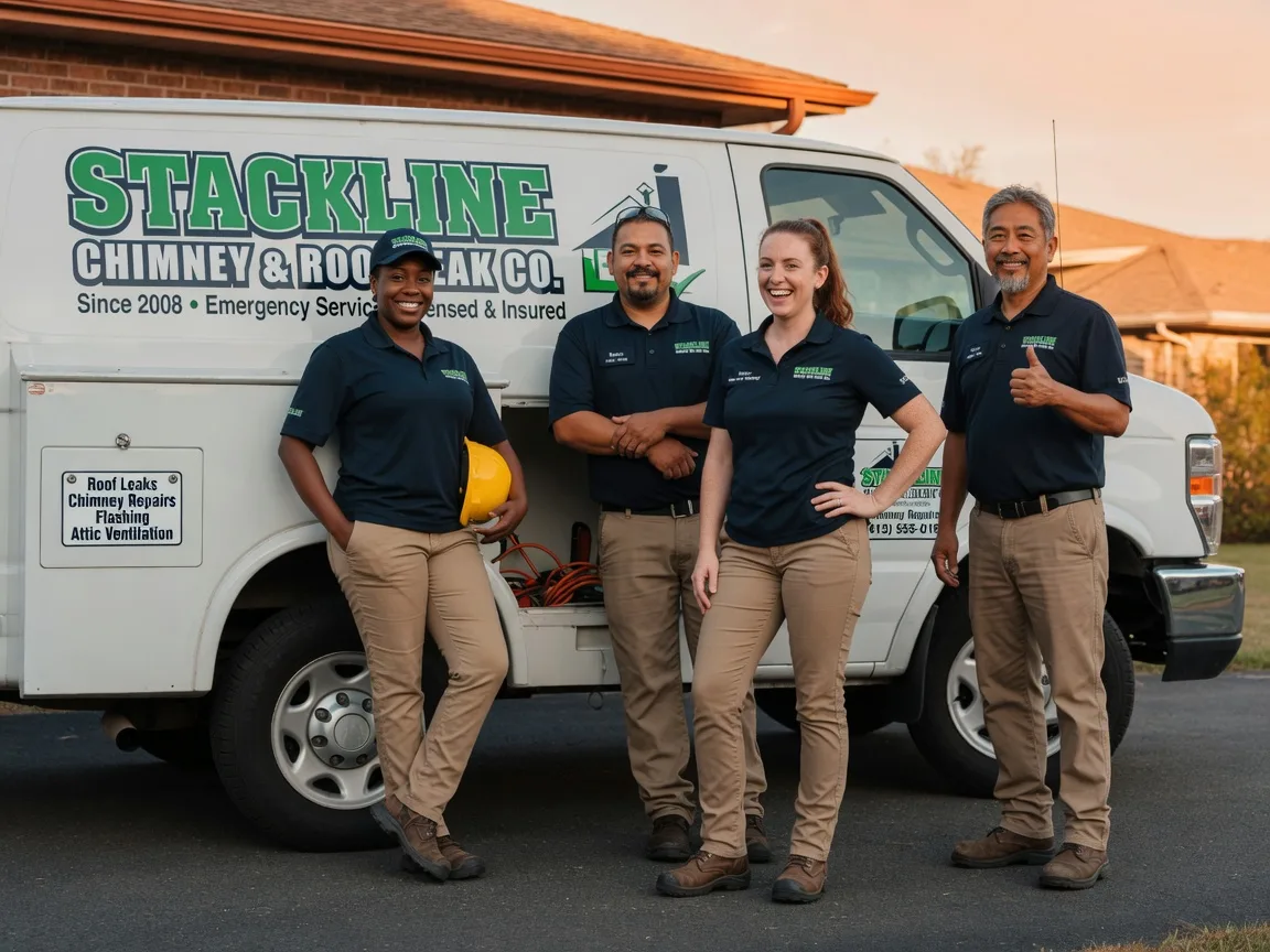 Chimney flashing repair company in Concord, CA